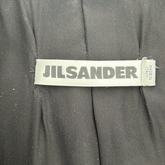 JIL SANDER Black Single Breasted Sheared Fur Coat - Picture 6 of 11